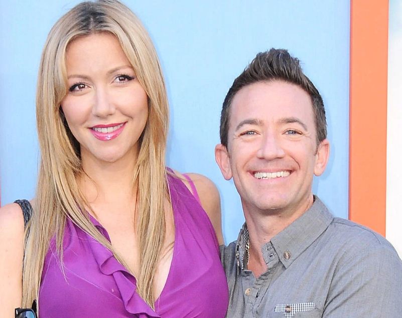 David Faustino With Partner Lindsay Bronson